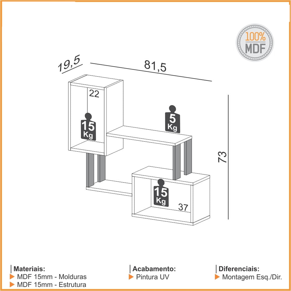 Nicho-Duplo-Cleveland-cor-Freijo-com-Preto-Fosco-82-cm---62309