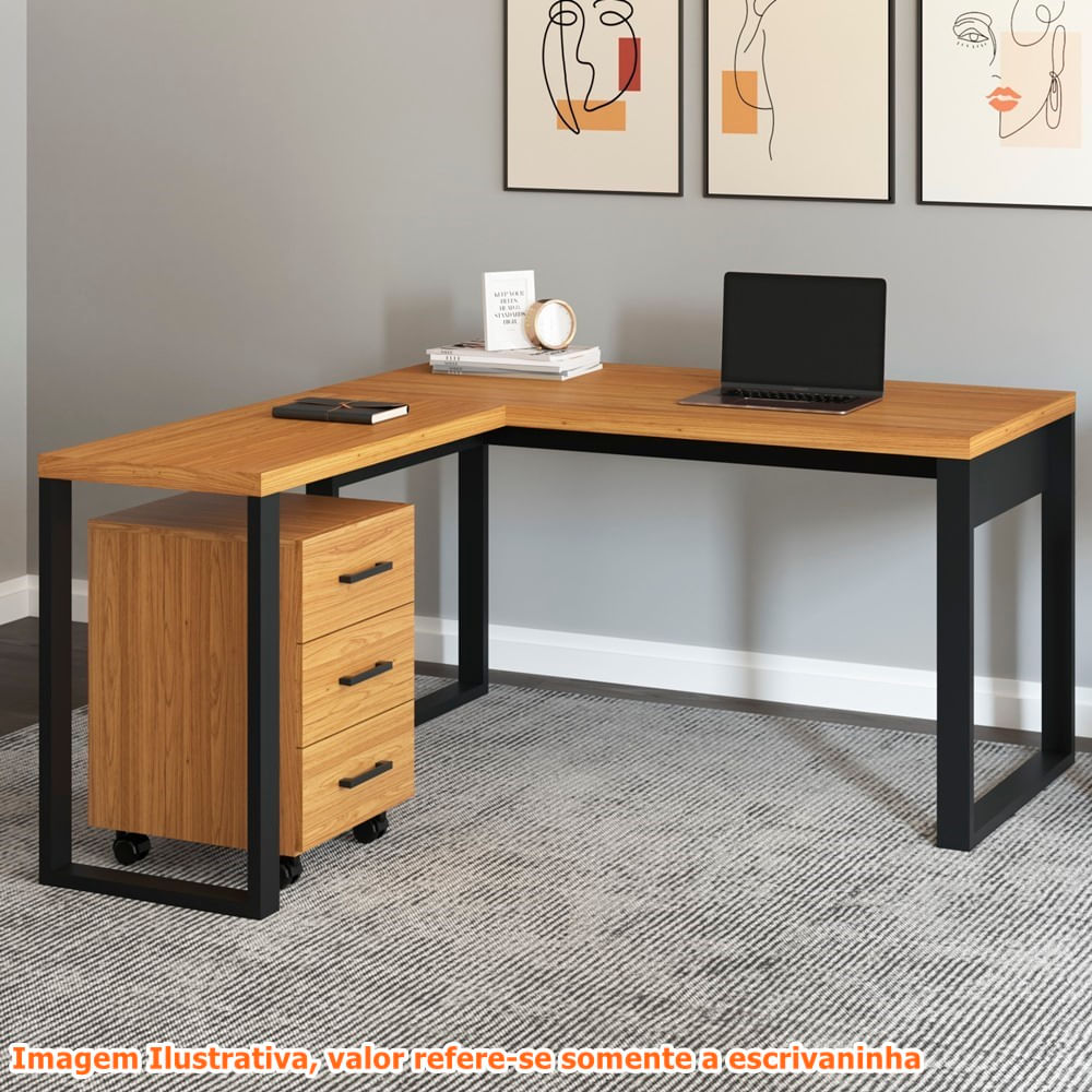 Escrivaninha-Cleveland-em-L-cor-Freijo-com-Preto-Fosco-135-cm---62326