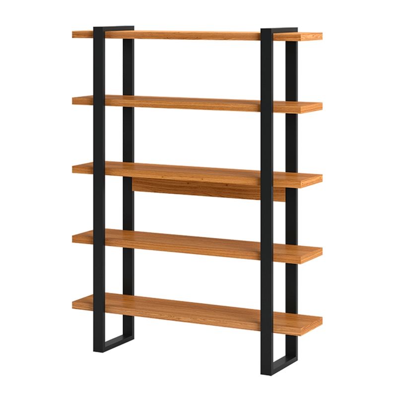 EstanteCleveland5PrateleirascorFreijocomPretoFosco135cm62348