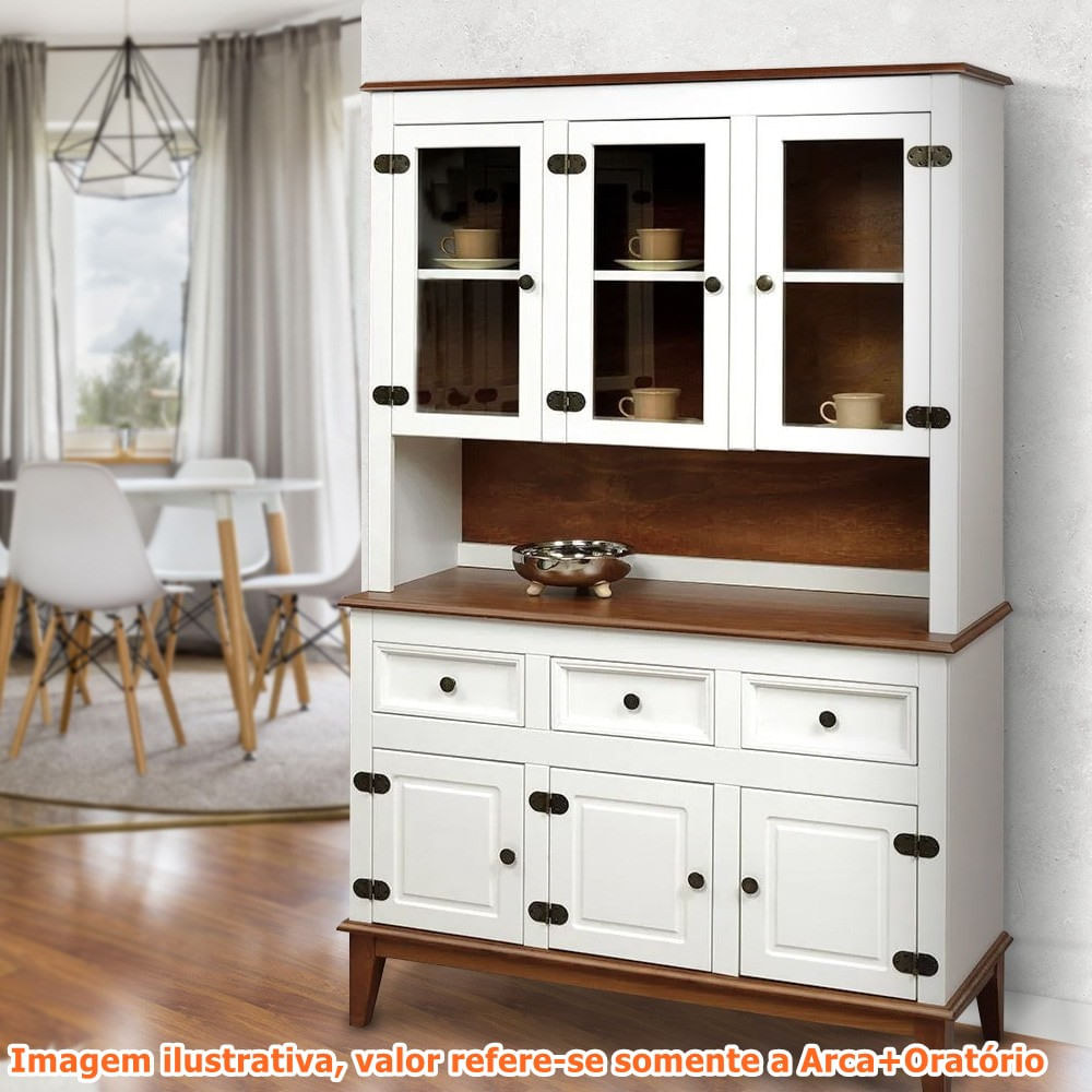 Arca-e-Oratorio-Esther-Branco-3-Porta-3-Gavetas-Base-Amendoa-183cm---60406