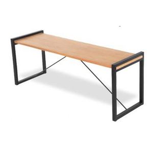 Banco Aspen Tampo Mel Base Preta 120cm - 62431