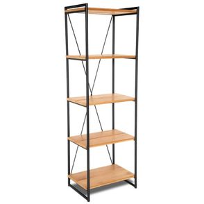 Estante Sollo Light Mel Base Preta 180cm - 62459