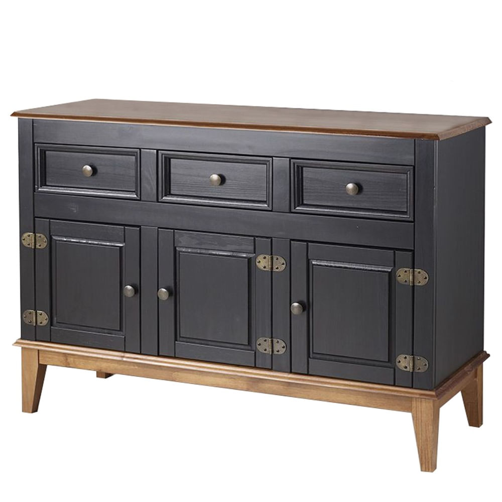 Buffet-Antoine-Preto-3-Portas-3-Gavetas-Base-Amendoa-114cm---54724