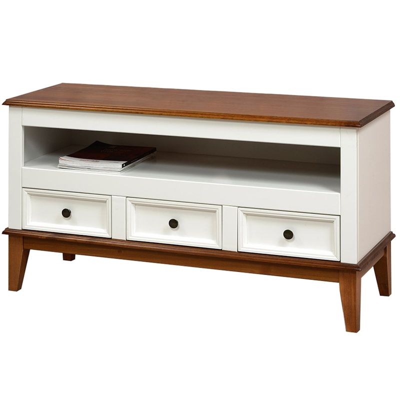 RackDetroitBrancoComAmendoa3Gavetas62cm58739