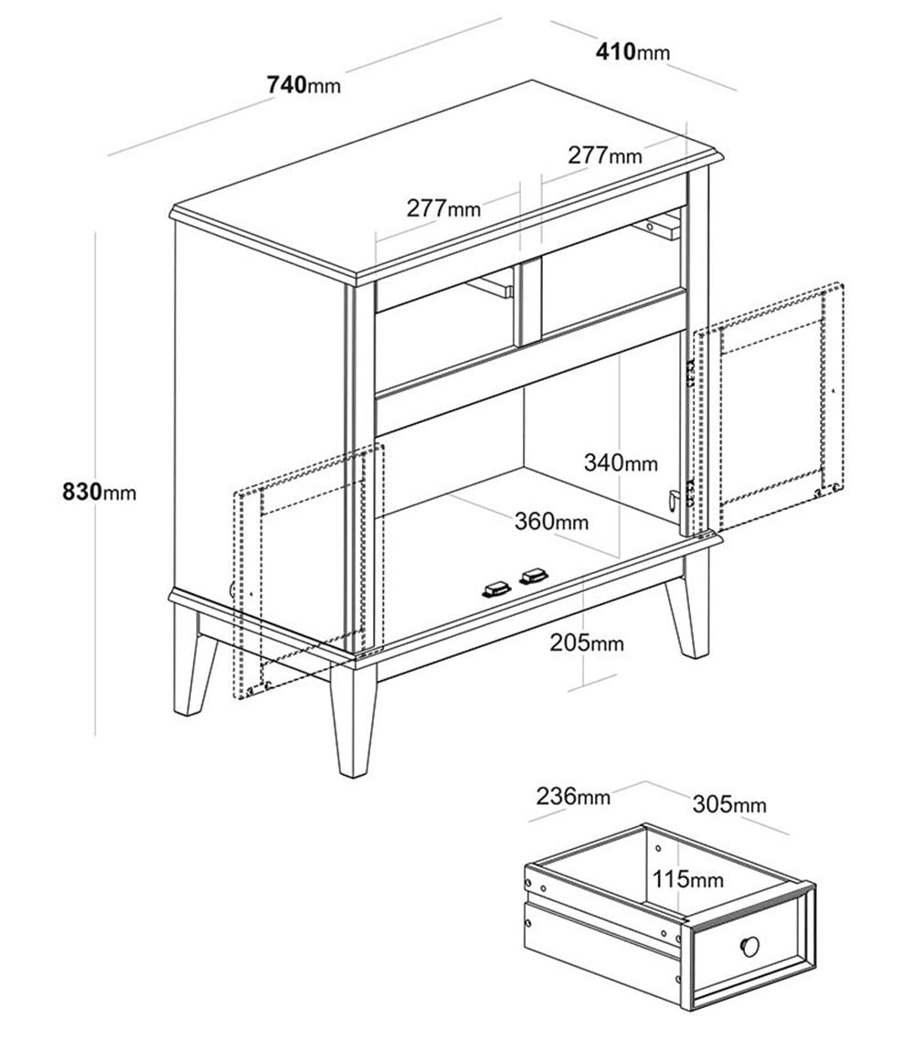 Buffet-Antoine-2-Portas-e-2-Gavetas-Cinza-com-Amendoa-83cm---54723
