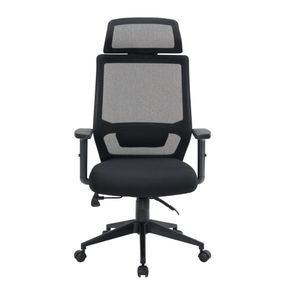 Cadeira Genebra Presidente Preta Regulável 126cm - 58460