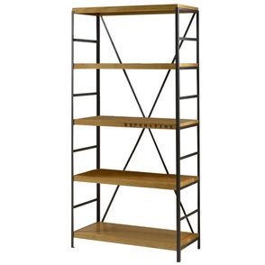 Estante Navigli 5 Prateleiras cor Cera Mel 182 cm - 60760
