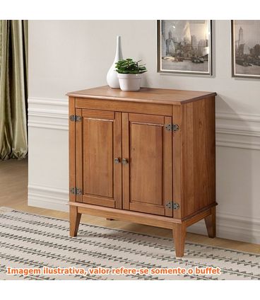 Buffet Antoine 2 Portas cor Amendoa 83cm - 62621