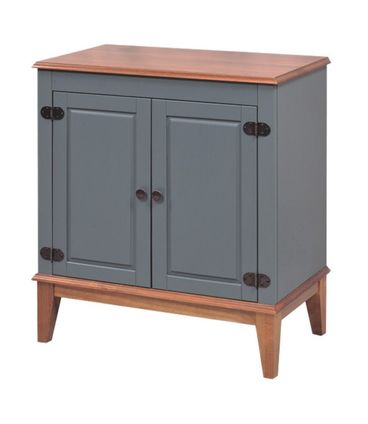 Buffet Antoine 2 Portas cor Cinza e Amendoa 83cm - 60740