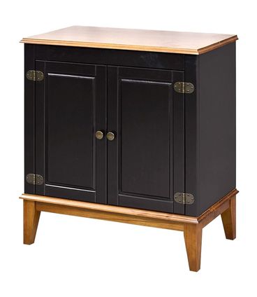 Buffet Antoine 2 Portas cor Preto e Amendoa 83cm  - 60741