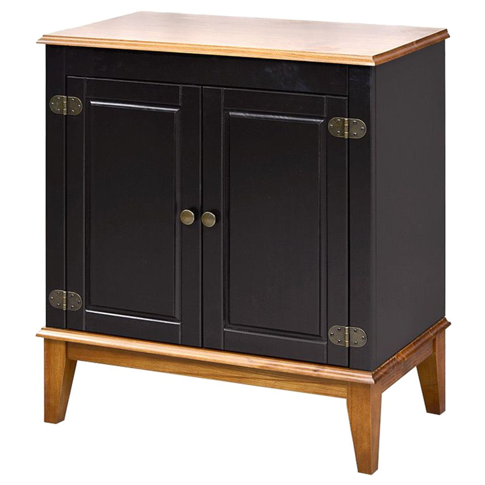 Buffet-Antoine-2-Portas-cor-Preto-e-Amendoa-83cm---60741