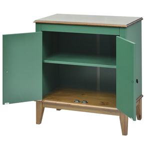 Buffet Antoine 2 Portas cor Verde e Amendoa 83cm - 62622