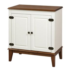 Buffet Antoine 2 Portas cor Branco e Amendoa 83cm - 60742