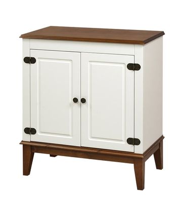 Buffet Antoine 2 Portas cor Branco e Amendoa 83cm - 60742