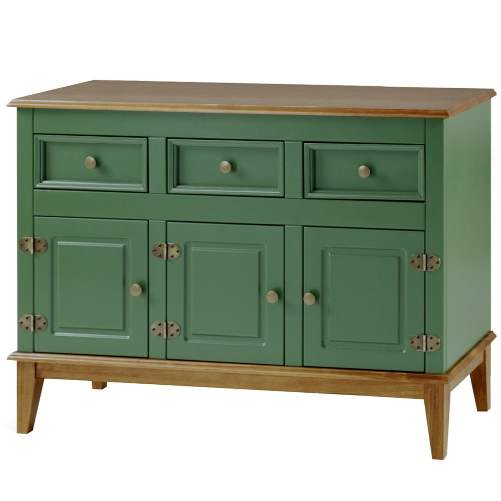 Buffet-Antoine-3-Portas-e-3-Gavetas-cor-Verde-com-Amendoa-114-cm---62641