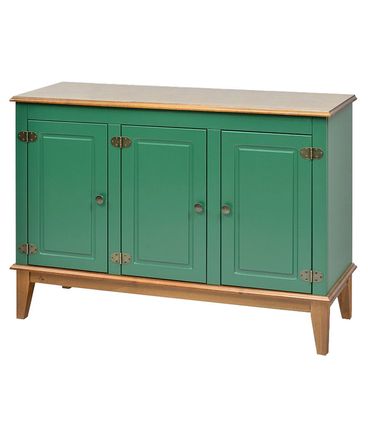 Buffet Antoine 3 Portas cor Verde com Amendoa 114 cm - 62647