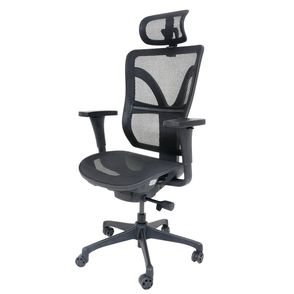 Cadeira Office Darix Giratória Tela Preta Base Piramildal 109cm - 62720