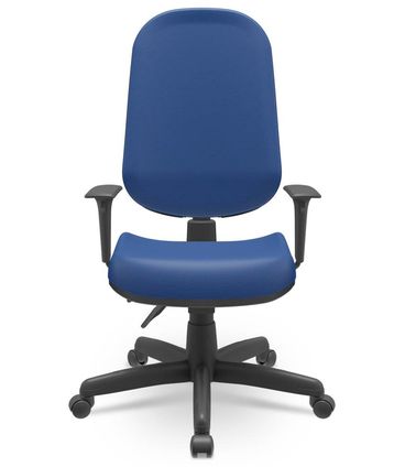 Cadeira Office Operativa Plus Presidente Azul 93cm - 62725