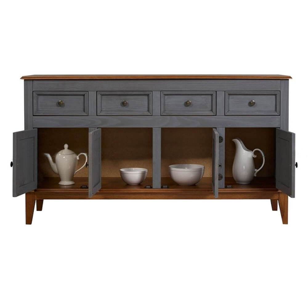 Buffet-Antoine-4-Portas-e-4-Gavetas-cor-Cinza-com-Amendoa-149-cm---60739