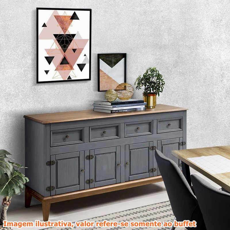 BuffetAntoine4Portase4GavetascorCinzacomAmendoa149cm60739