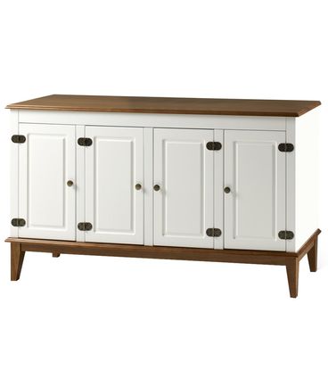 Buffet Antoine 4 Portas cor Branco com Amendoa 149 cm - 60746