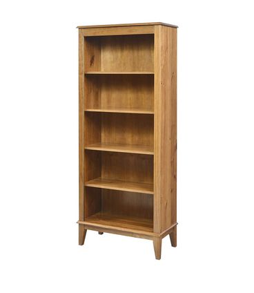 Estante England 4 Prateleiras cor Amêndoa 180cm - 62793