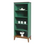 EstanteEngland4PrateleirascorVerdecomBaseAmendoa180cm62796