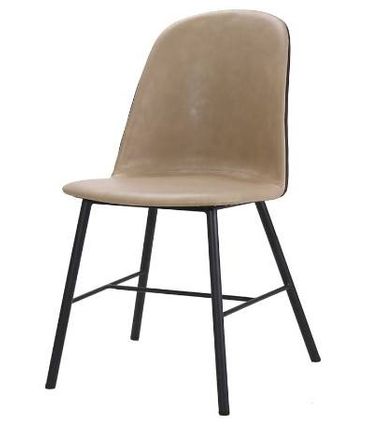 Cadeira Elena Courino Nude Base Preto 83cm - 62855