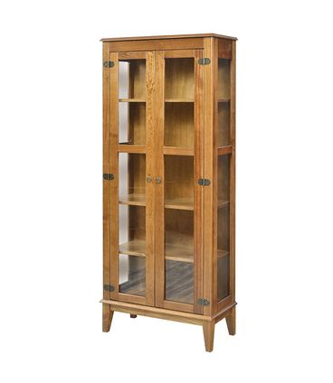 Cristaleira Bia 2 Portas cor Amendoa 180 cm - 62915