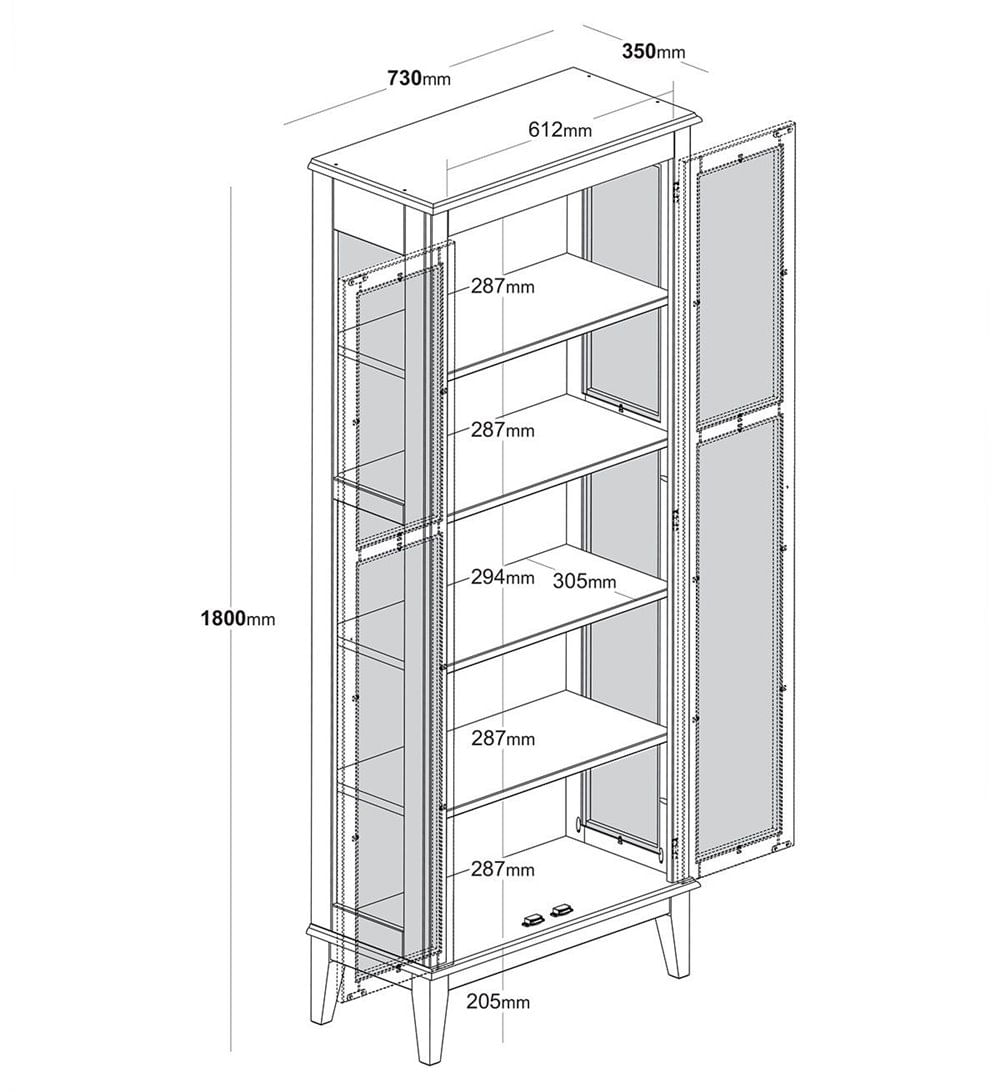 Cristaleira-Bia-2-Portas-cor-Amendoa-180-cm---62915