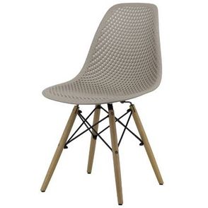 Cadeira Lópes Nude Base Natural 82cm - 62940