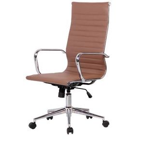 Cadeira Sevilha Eames Alta PU Fendi Base Cromada 115cm - 62972