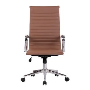 Cadeira Sevilha Eames Alta PU Fendi Base Cromada 115cm - 62972