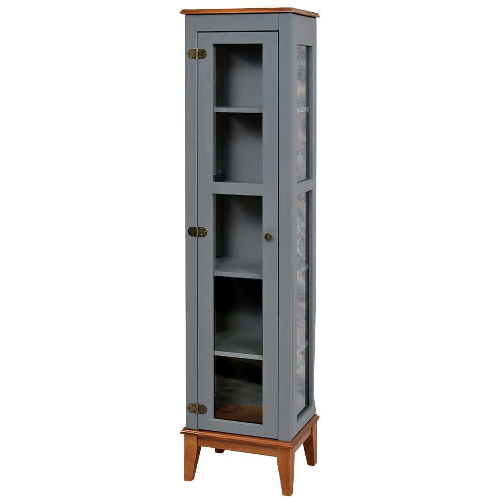 Cristaleira-Remy-1-Porta-cor-Cinza-com-Base-Amendoa-180-cm---60757