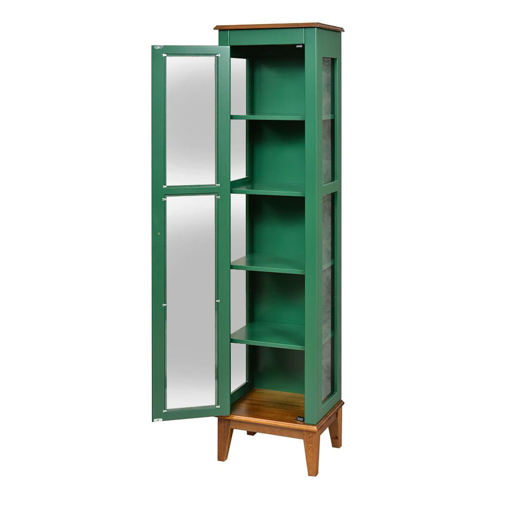 Cristaleira-Remy-1-Porta-cor-Verde-com-Base-Amendoa-180-cm---62965