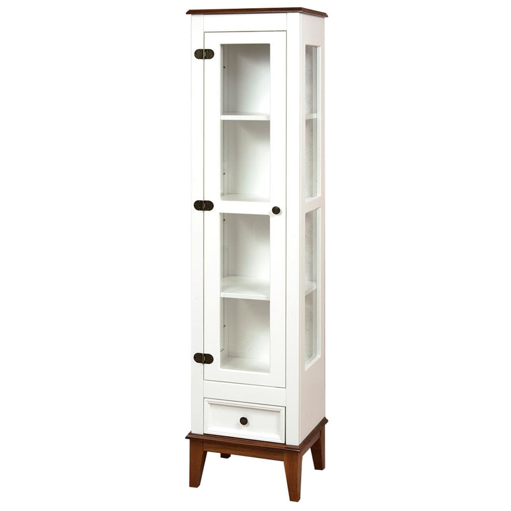 Cristaleira-Remy-1-Porta-e-1-Gaveta-cor-Branco-com-Amendoa-180-cm---58758