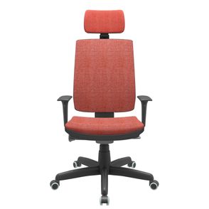 Cadeira Office Brizza Soft Concept Rosé Autocompensador Com Encosto Cabeça Base Standard 126cm - 63454