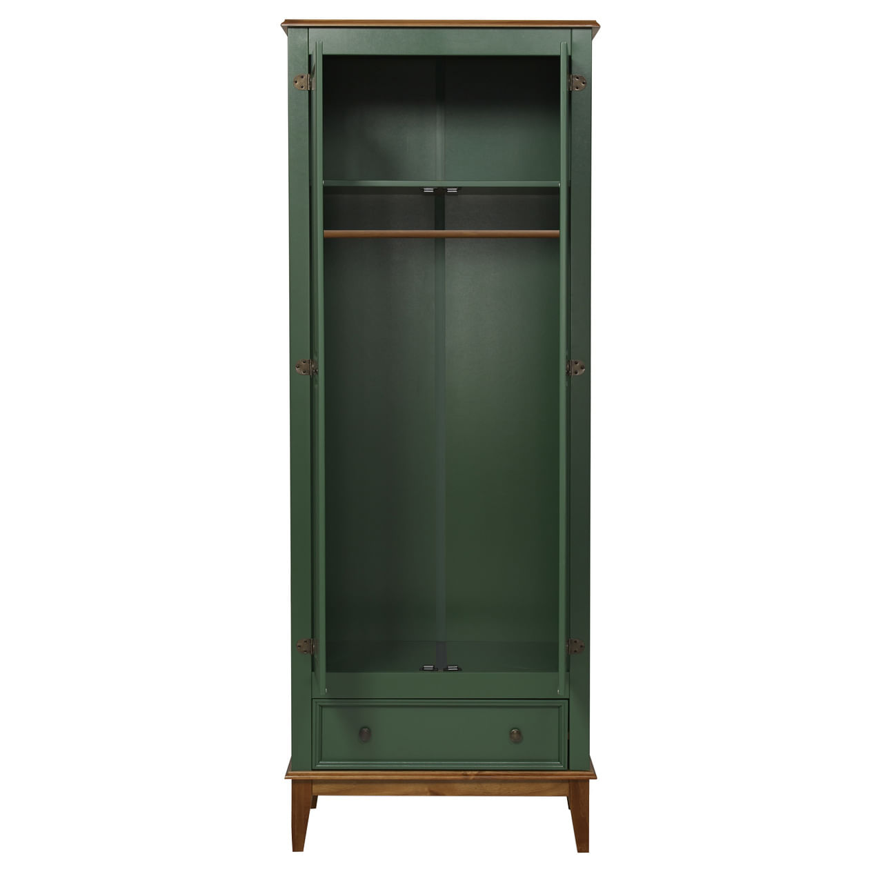 Armario-Malibu-2-Portas-e-1-Gaveta-cor-Verde-com-Amendoa-204-cm---63567