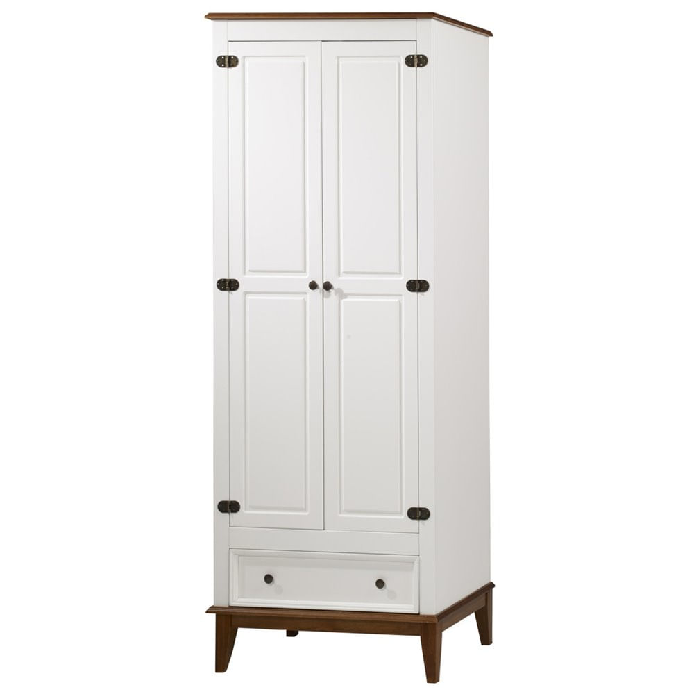 Armario-Malibu-2-Portas-e-1-Gaveta-cor-Branco-com-Amendoa-204-cm---62386