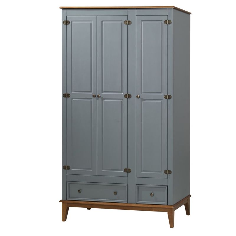 ArmarioMalibu3Portase2GavetascorCinzacomAmendoa204cm62385