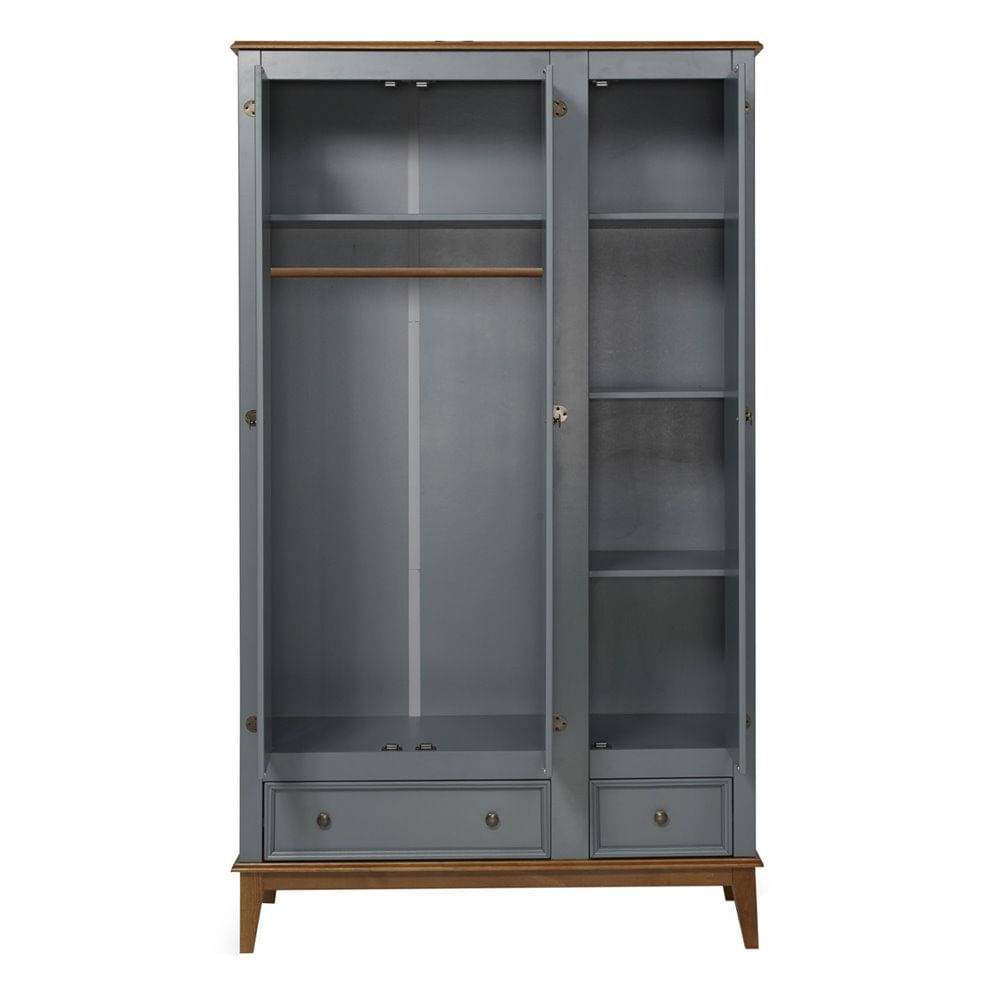 Armario-Malibu-3-Portas-e-2-Gavetas-cor-Cinza-com-Amendoa-204-cm---62385