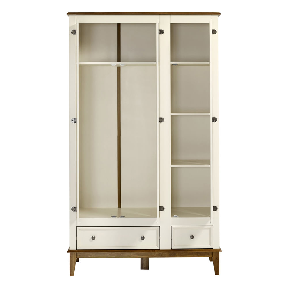 Armario-Malibu-3-Portas-e-2-Gavetas-cor-Off-White-com-Amendoa-204-cm---63656