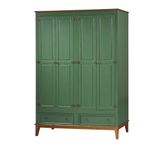 ArmarioMalibu4Portase2GavetascorVerdecomAmendoa204cm63658