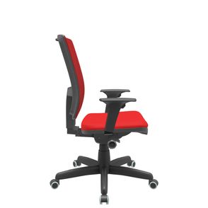 Cadeira Office Brizza Tela Vermelha Assento Aero Vermelho Autocompensador Base Standard 120cm - 63707