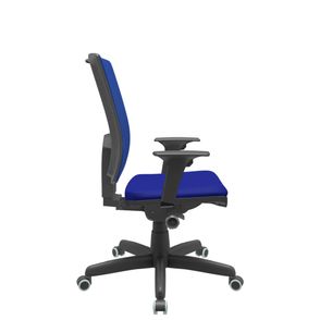 Cadeira Office Brizza Tela Azul Assento Aero Azul Autocompensador Base Standard 120cm - 63713
