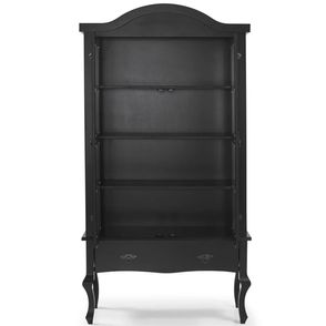 Cristaleira Versalhes 2 Portas e 1 Gaveta cor Preto 192 cm - 63700