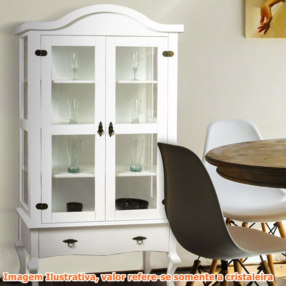 Cristaleira-Versalhes-2-Portas-e-1-Gaveta-cor-Branco-192-cm---63702