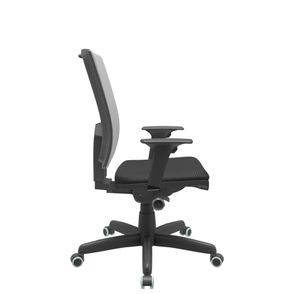 Cadeira Office Brizza Tela Cinza Assento Aero Preto Autocompensador Base Standard 120cm - 63718