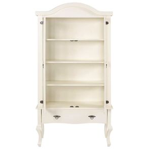 Cristaleira Versalhes 2 Portas e 1 Gaveta cor Off White 192 cm - 63706