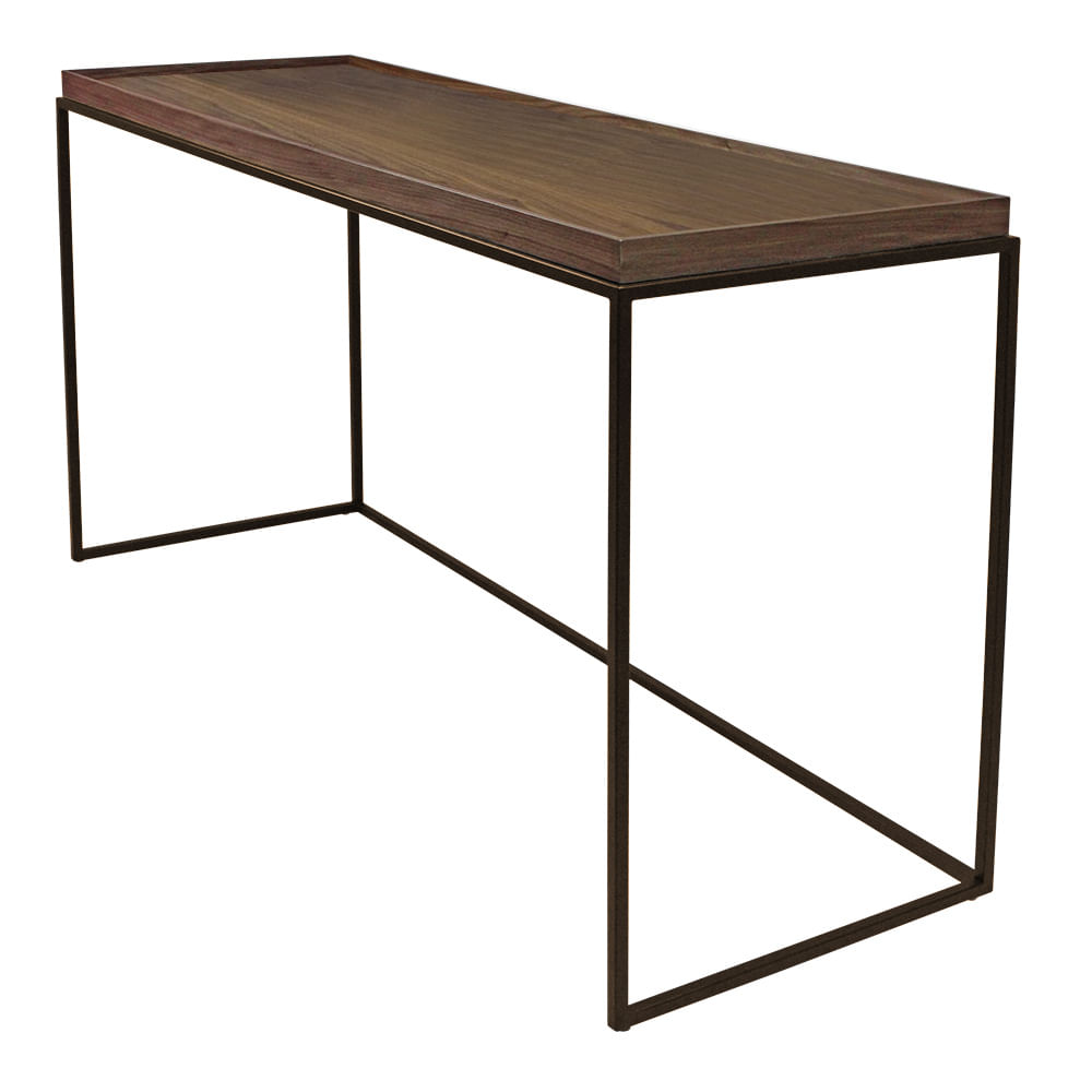 Aparador-Loi-Tampo-Nogueira-com-Base-Aco-Corten-138cm---58494-